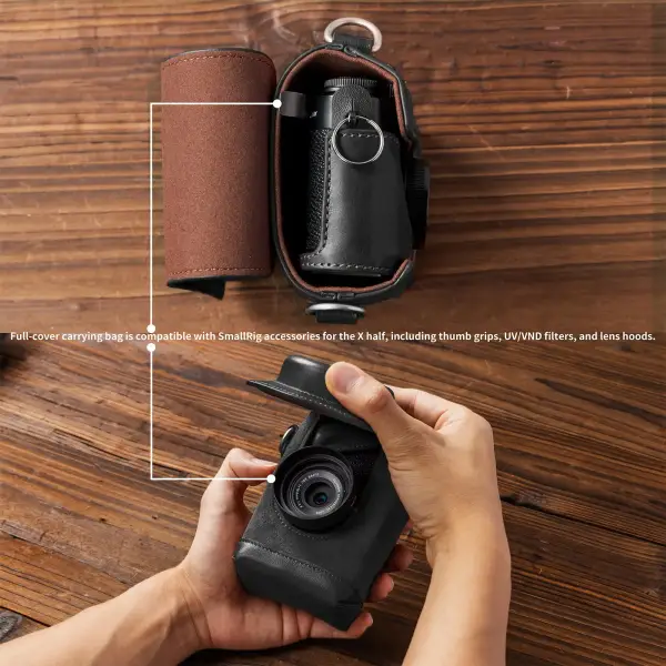 Кожаный чехол SmallRig Leather Kit для Fujifilm X half (Черный) 5219
