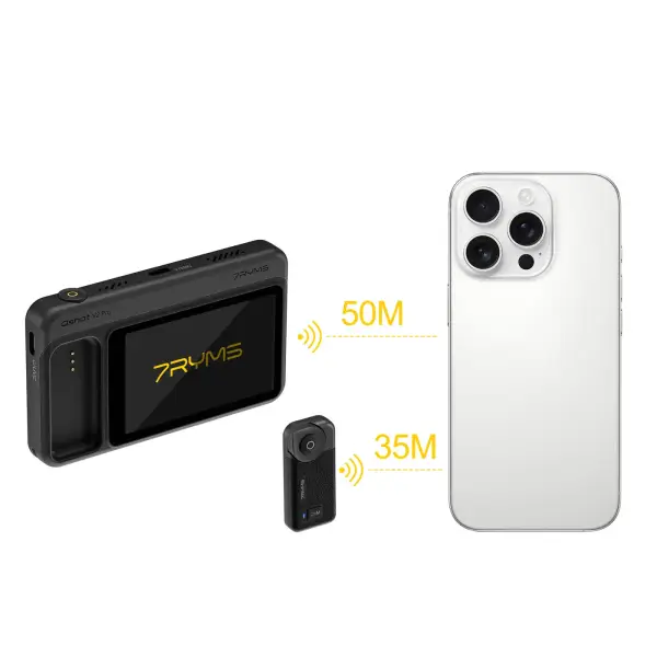 Выносной экран-монитор для селфи 7RYMS Qshot V2 PRO для смартфона, магнитный, 3,1 дюйма