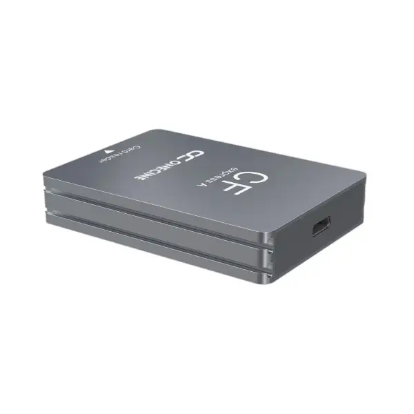 Картридер OneCine CFexpress Type A — вид сзади, порт USB-C 3.2 Gen 2