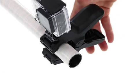Гибкое шарнирное крепление Telesin Gooseneck с прищепкой Jaws Flex Clamp для Gopro