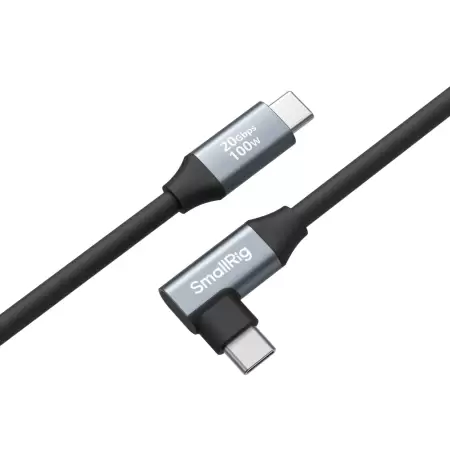 Провод SmallRig USB-C (прямой) на USB-C (угловой) Data Cable 35 см 4790