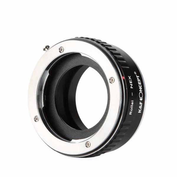 Переходное кольцо K&F Concept QBM-NEX (Объективы Rollei QBM на фото камеры Sony E-mount)