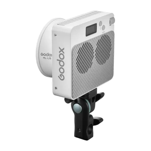 Godox ML100Bi сзади на кронштейне