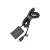 Витой кабель USB-C пустышки TC-LPE17 в растяжении