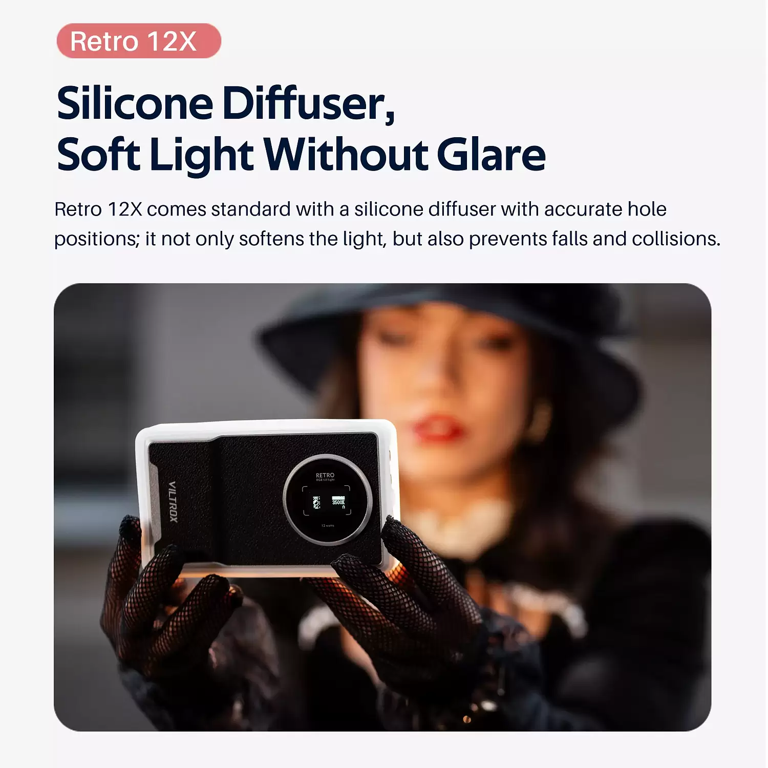 Компактный свет Viltrox Retro 12X Компактный свет Viltrox Retro 12X
