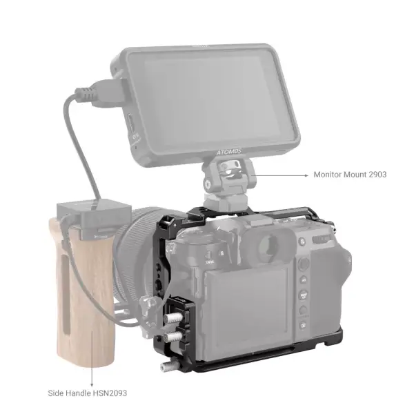 Клетка SmallRig с держателем кабеля для FUJIFILM GFX100S, GFX50S II 3715