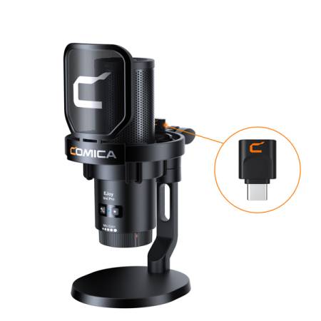 Настольный беспроводной микрофон Comica EJoy Uni Pro (D) black