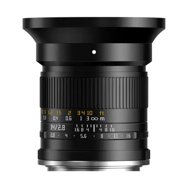 Объектив TTArtisan 14 мм F2.8 ASPH для Nikon Z — с металлической передней крышкой