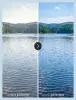 Эффект CPL-фильтра Telesin: вода без бликов