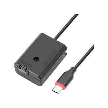 Кабель питания Kingma FW50 от USB-С для Sony A7, A7R, A7S, A7 II, A7R II, A7R II, A6000, A5100, A3000, A6300, A6400, A6500, ZV-E10, ZV-E10L