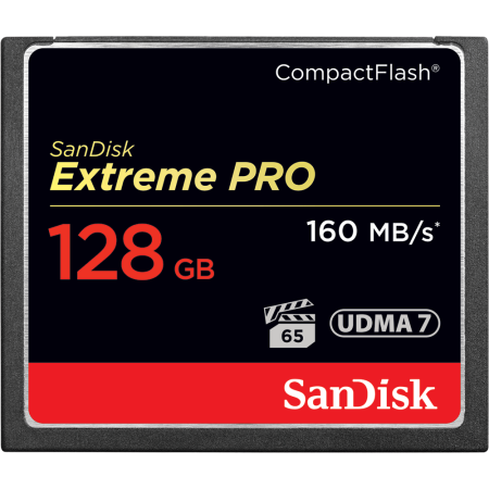 Карта памяти CompactFlash Sandisk Extreme Pro 128Gb 160 МБ/с